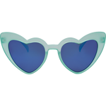 Miles Kids Polarised Square Dinosaur Sunglasses - Blue Mirror